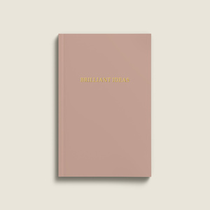 Pink diary "BRILLIANT IDEAS"