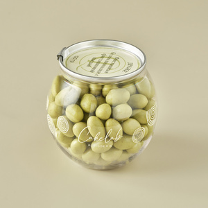 Dragee "Pistachio in white chocolate with pistachio paste"