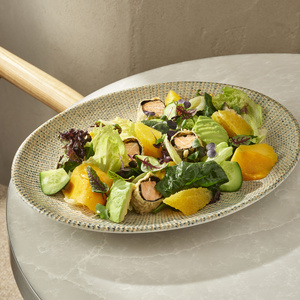 Салат с лососем