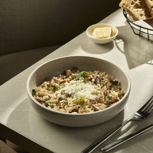 Qo‘ziqorinli rizotto