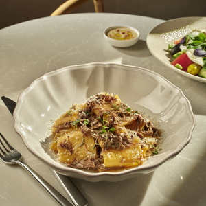 Paccheri, mol yonoq go‘shti bilan