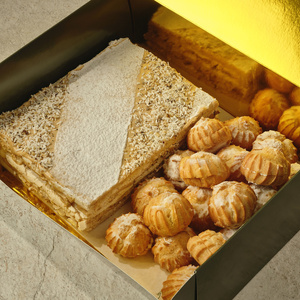 Set No. 2 (Bird's milk, oriental baklava, cherry pie)